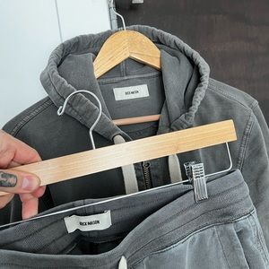 Buck Mason Sweatpants Hoodie Set Gray Medium